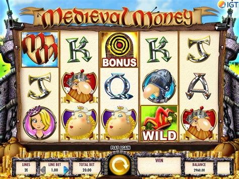 Medieval Money slot from IGT, play online demo version.